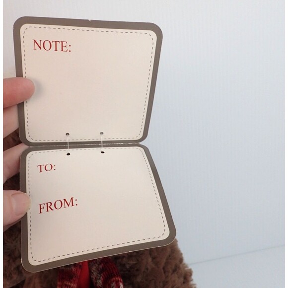 Kelly Toy  14" Seated Christmas Bear with Hat and Scarf from 2018 with Tag - Picture 7 of 10